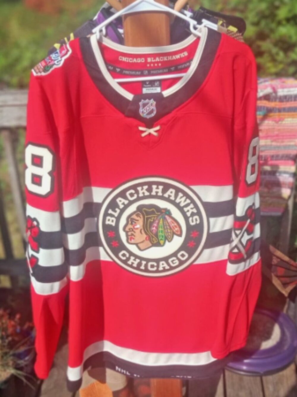 Fanatics Chicago Blackhawks Red Connor Bedard winter classic jersey size 52
